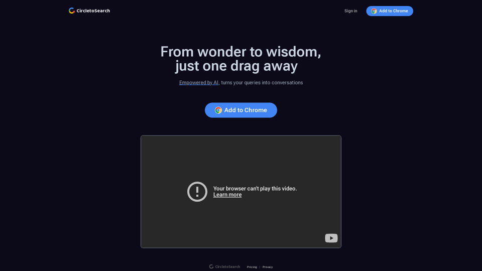 Circle to Search: Supercharge web searching with experience with AI