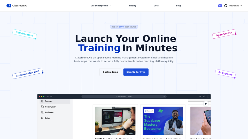 ClassroomIO – Launch Your Online Bootcamp In Minutes