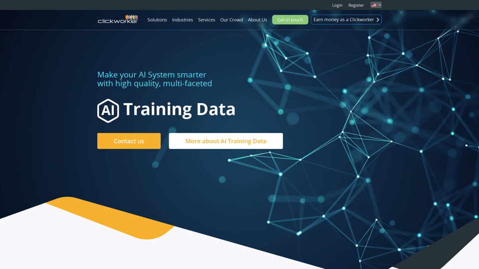 AI Training Data and other Data Management Services screenshot