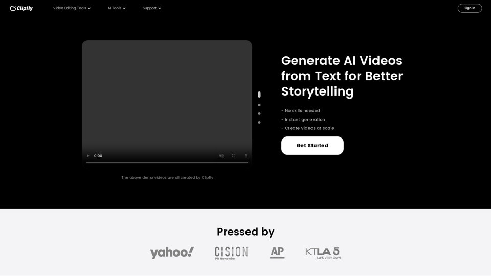 最佳AI视频生成器 screenshot