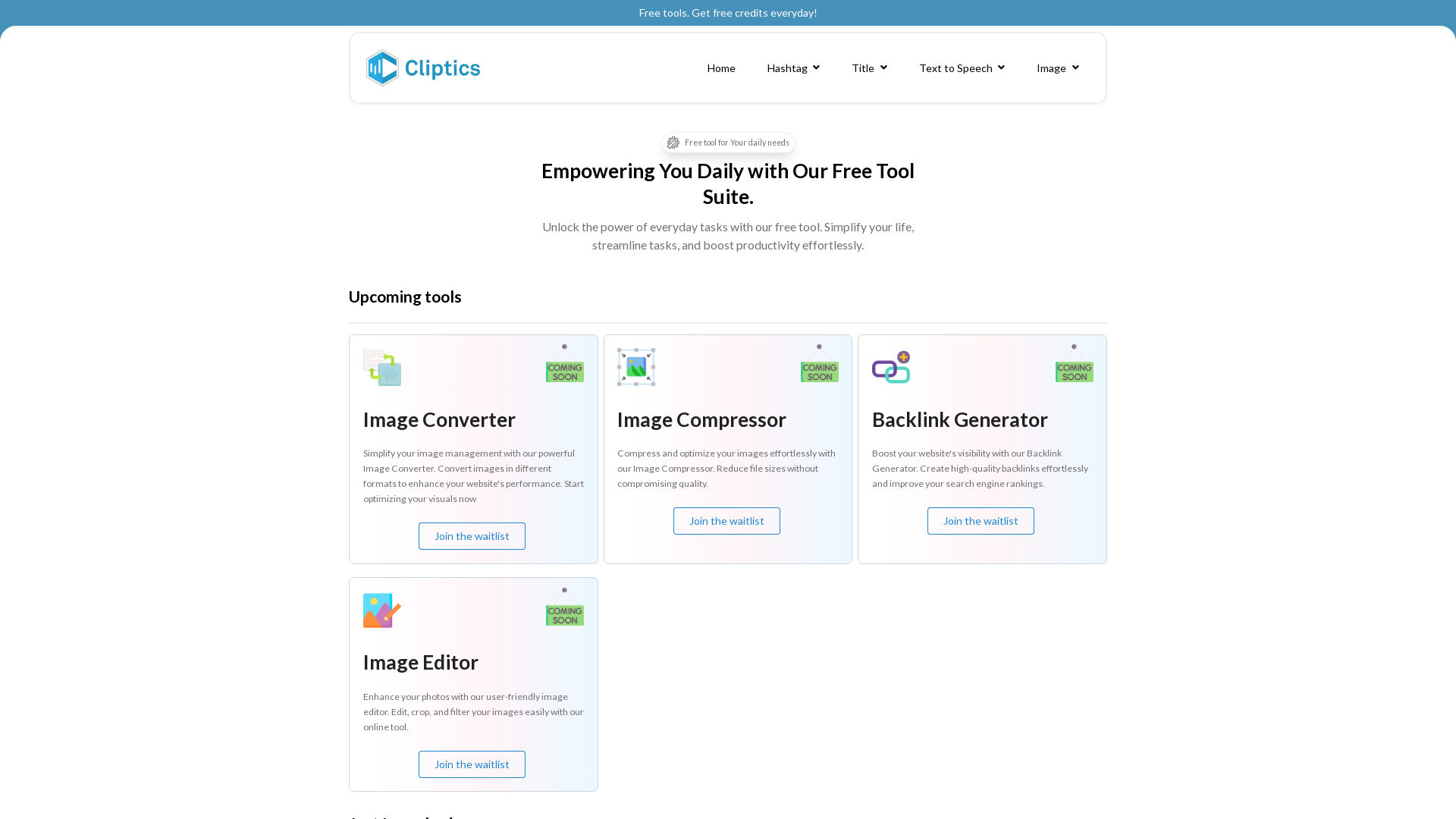 Free AI Online Tools: TTS, Remove Background, etc