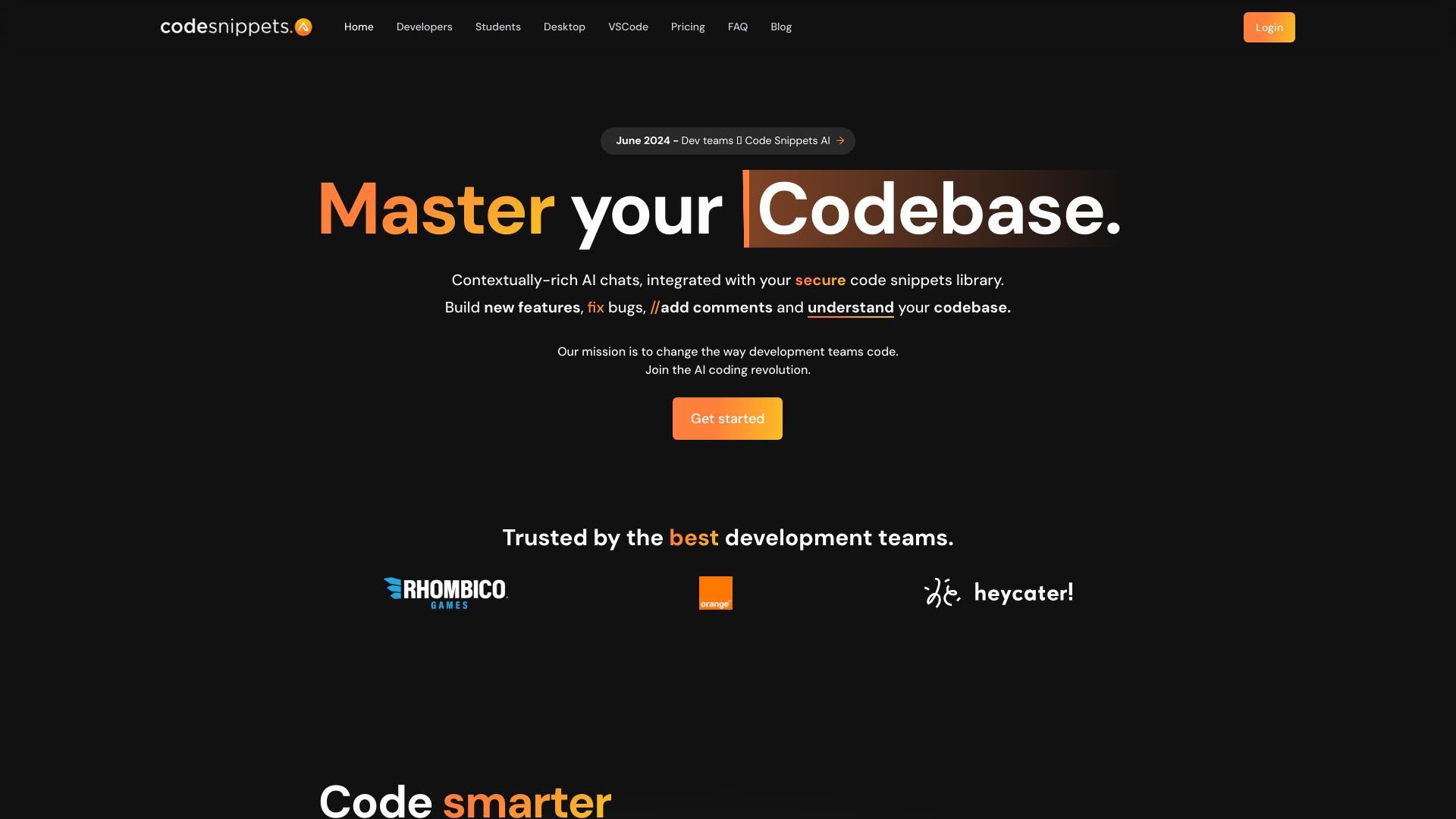 Home page