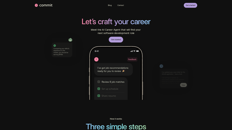 Commit - AI Career Agent