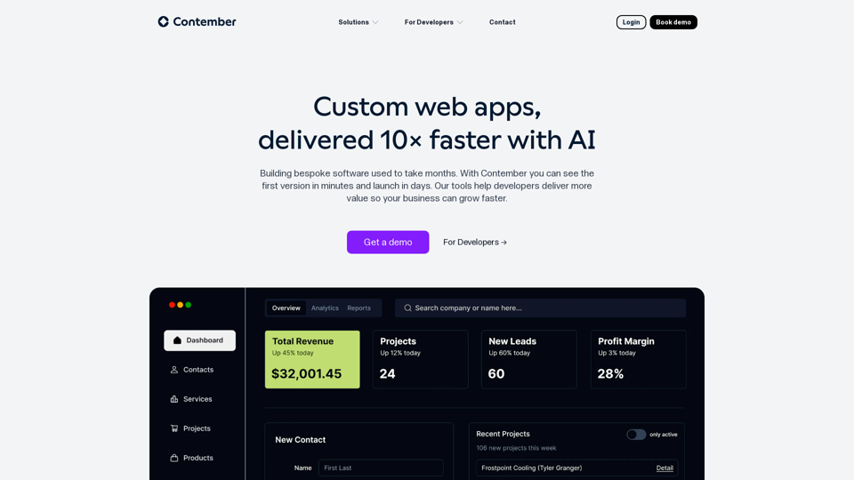 Get your backend up and running in minutes with Contember and AI