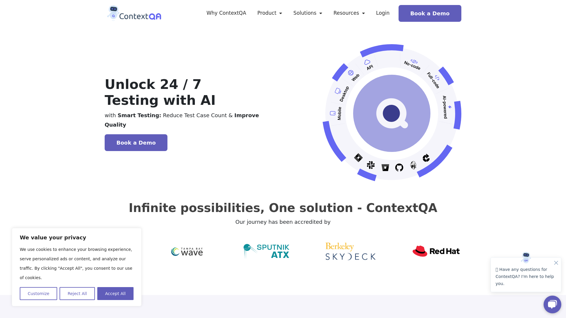 ContextQA screenshot