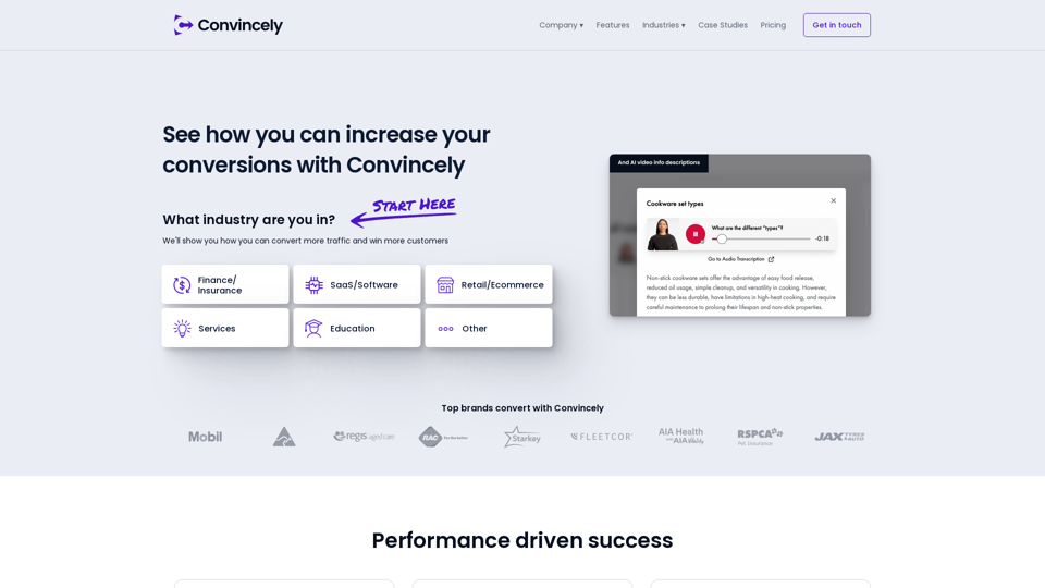 Convincely - Experience The World's Best Plug-In Sales Funnel