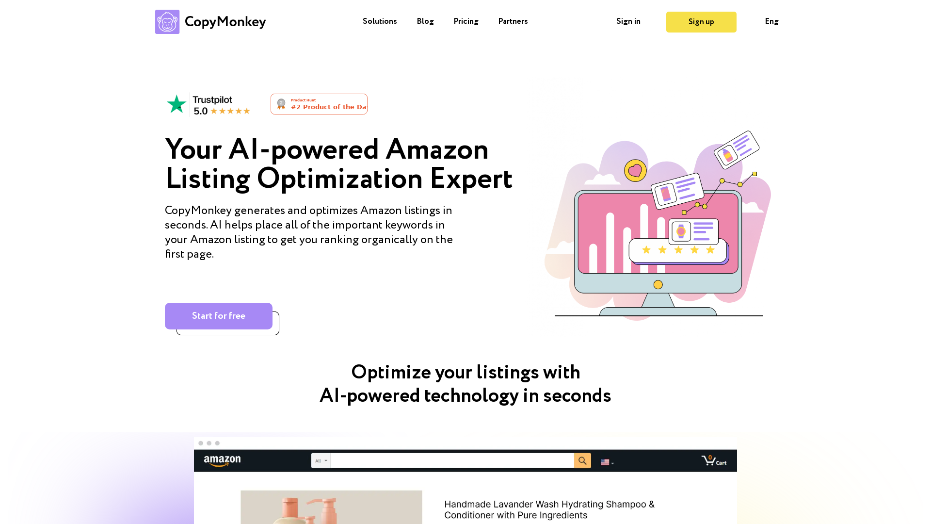 Create Optimized Amazon Listing in seconds screenshot