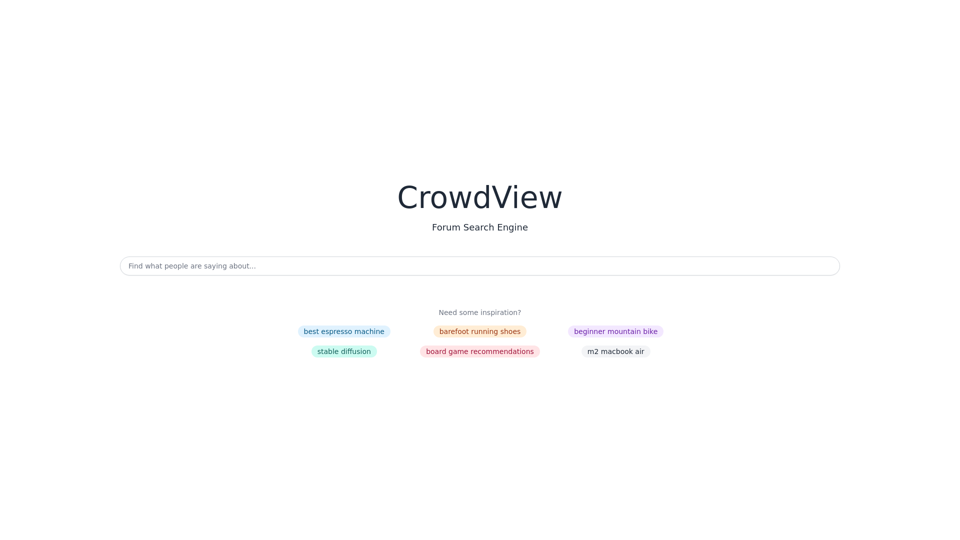 CrowdView screenshot
