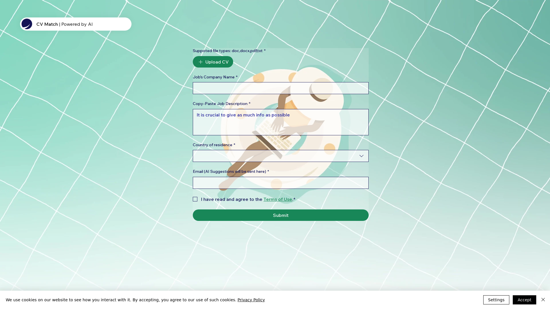 CV Match PRO screenshot
