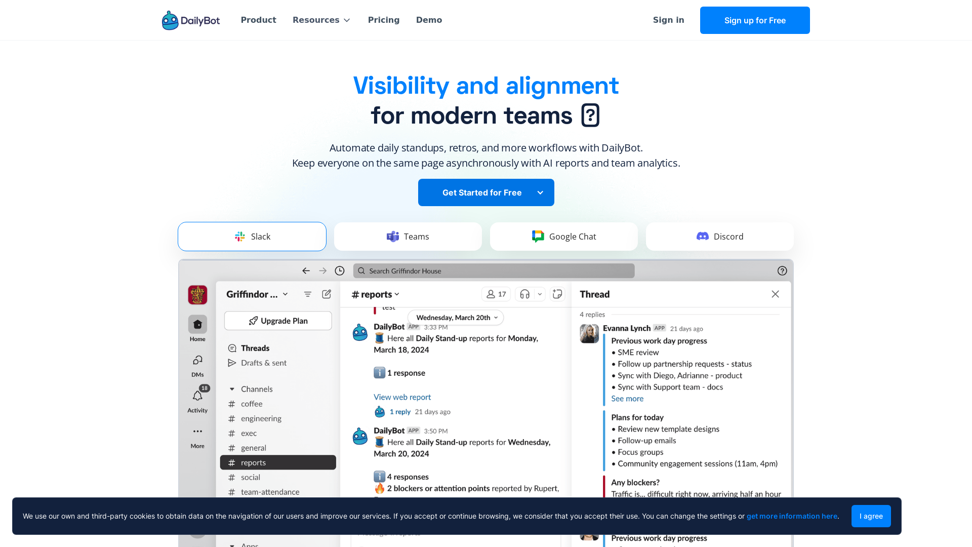 Team visibility and alignment for modern teams