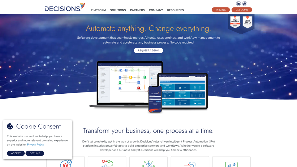 Automate anything. Change everything. screenshot