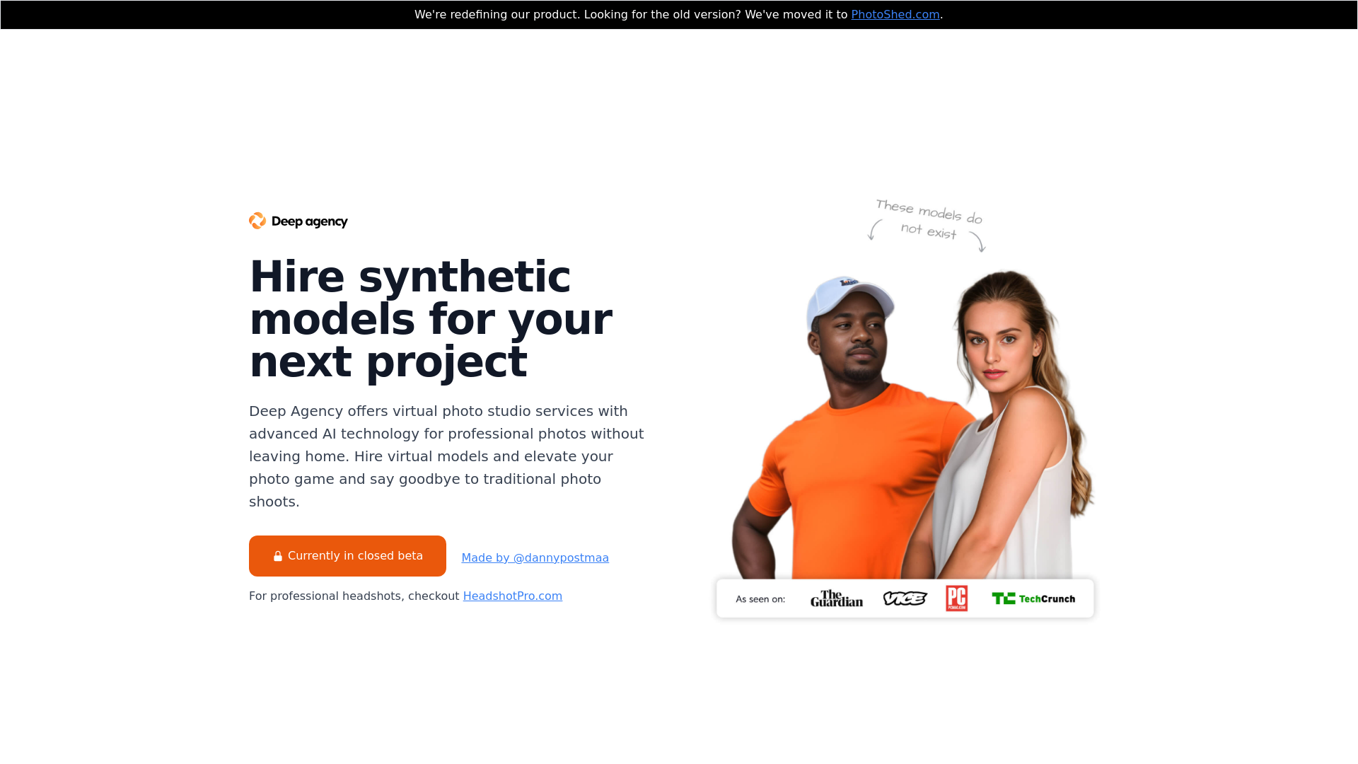 AI Modelling Agency