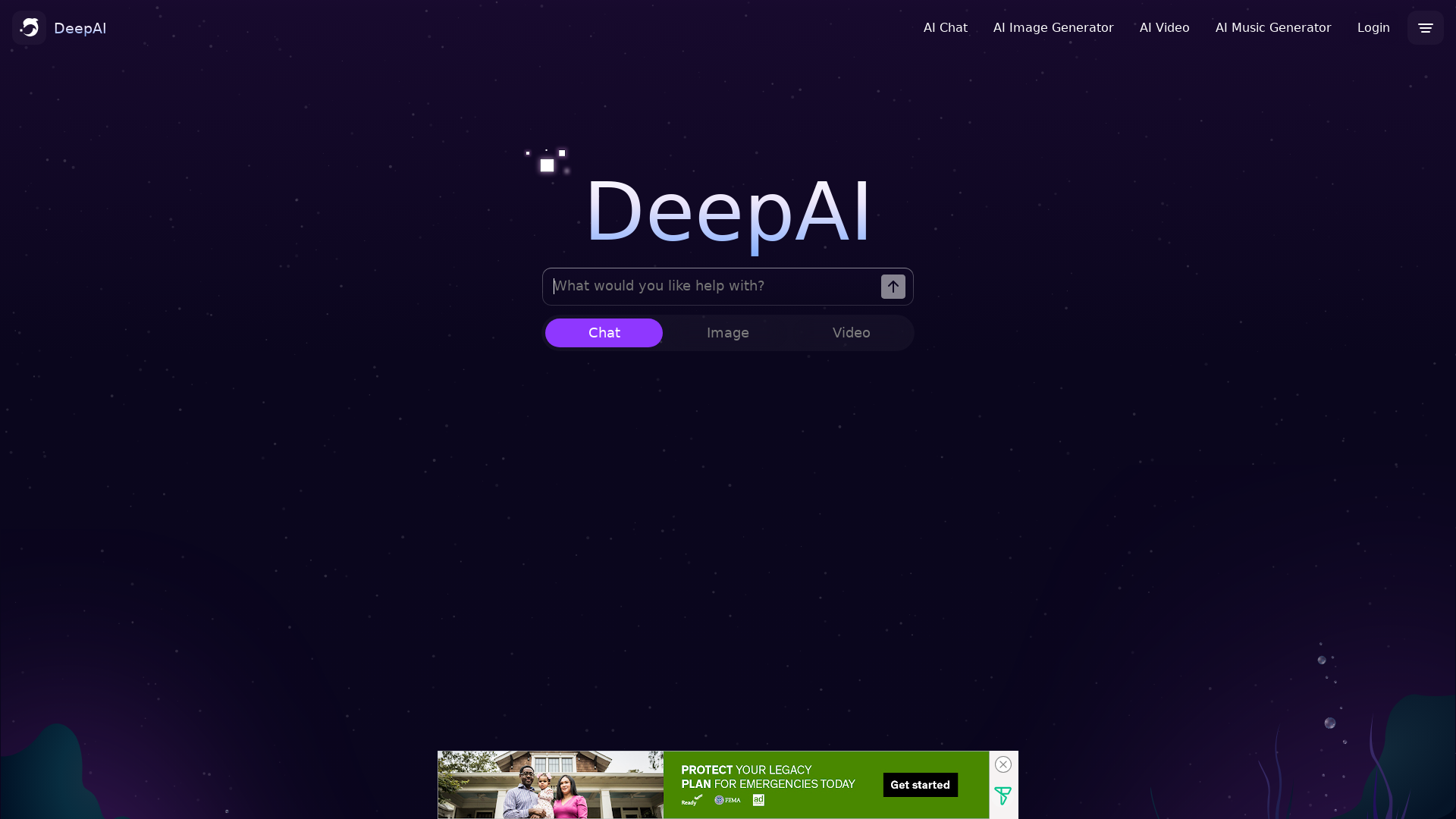 DeepAI screenshot