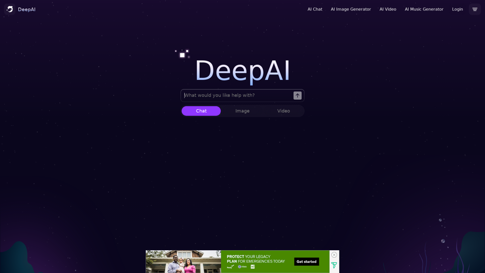 DeepAI screenshot