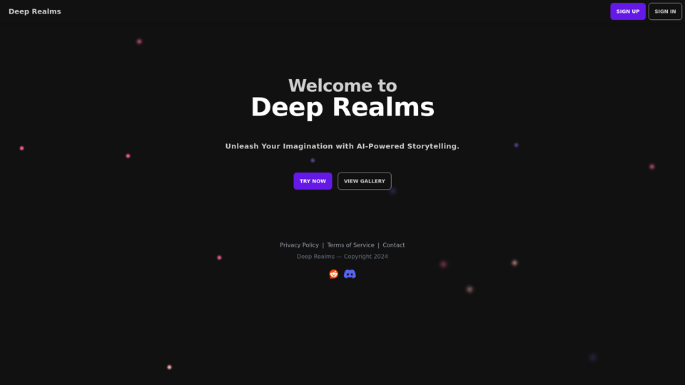 Welcome screenshot