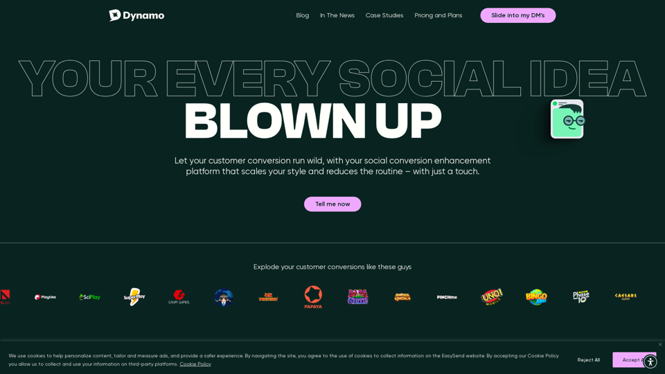 Your every social idea blown up with Dynamo