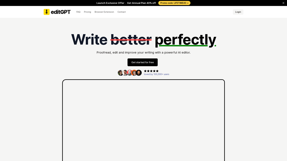 Proofread, edit and track changes to your content in chatGPT. screenshot