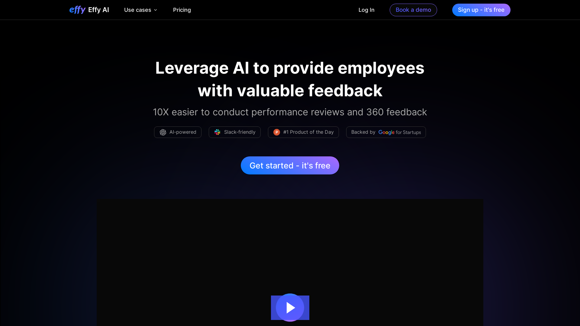 Effy AI: Free Performance Management Software for Teams