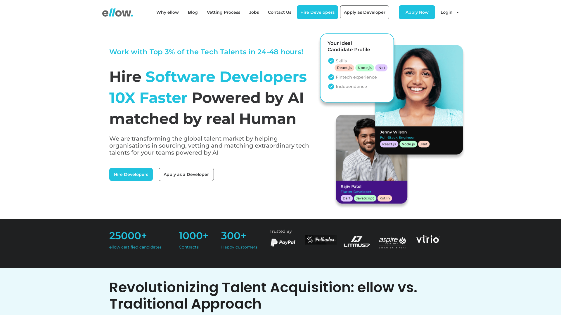 Hire Vetted Remote Developers & Programmers