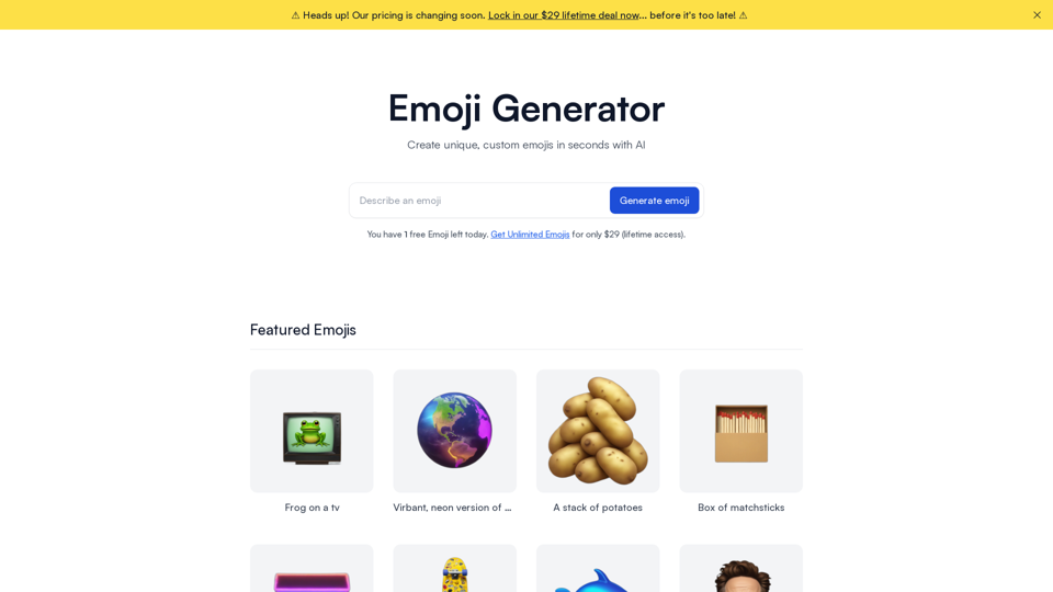 Emoji Generator