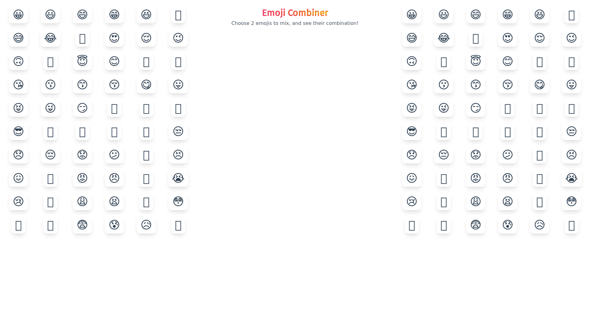 Emoji Combiner