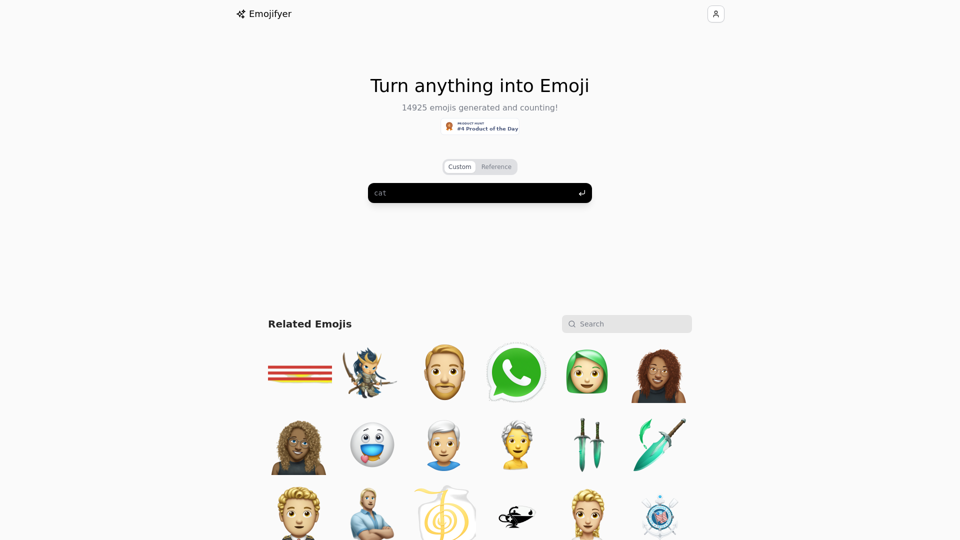 Emojify yourself with AI screenshot