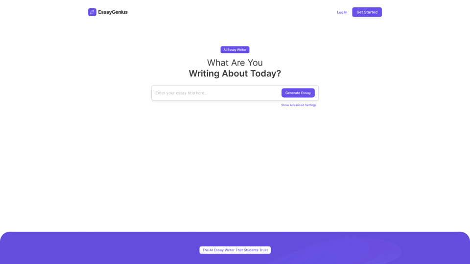 AI Essay Writer screenshot