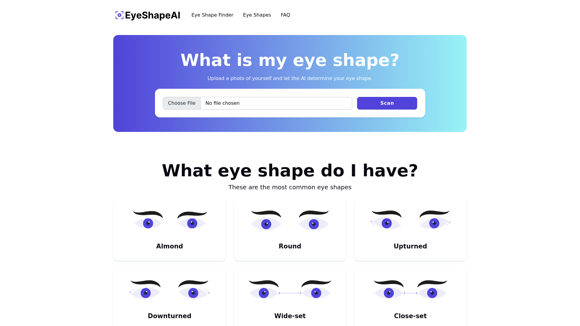Discover Your Eye Shape with AI screenshot