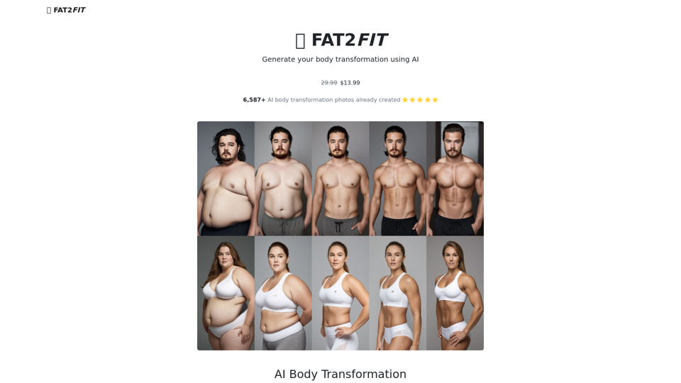 FAT2FIT: Generate your body transformation using AI