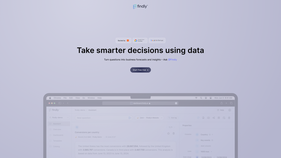 Findly - AI Data Analysis Tools & Machine Learning for Businesses