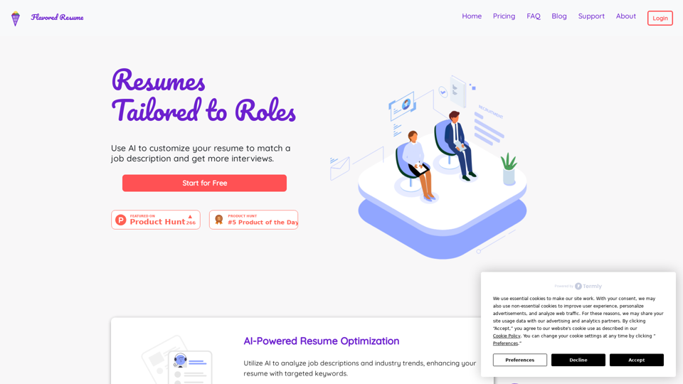 Tailor your resume and get more interviews screenshot