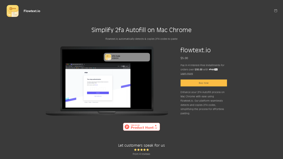 Auto Detect & Copy 2fa SMS Codes for MacOS to Chrome screenshot