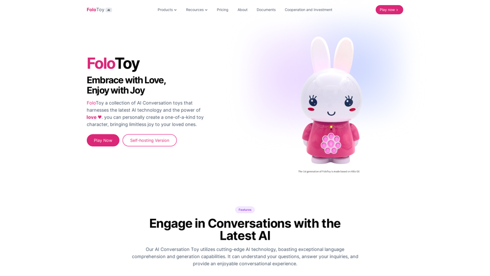 FoloToy - AI conversational Toys for Everyone