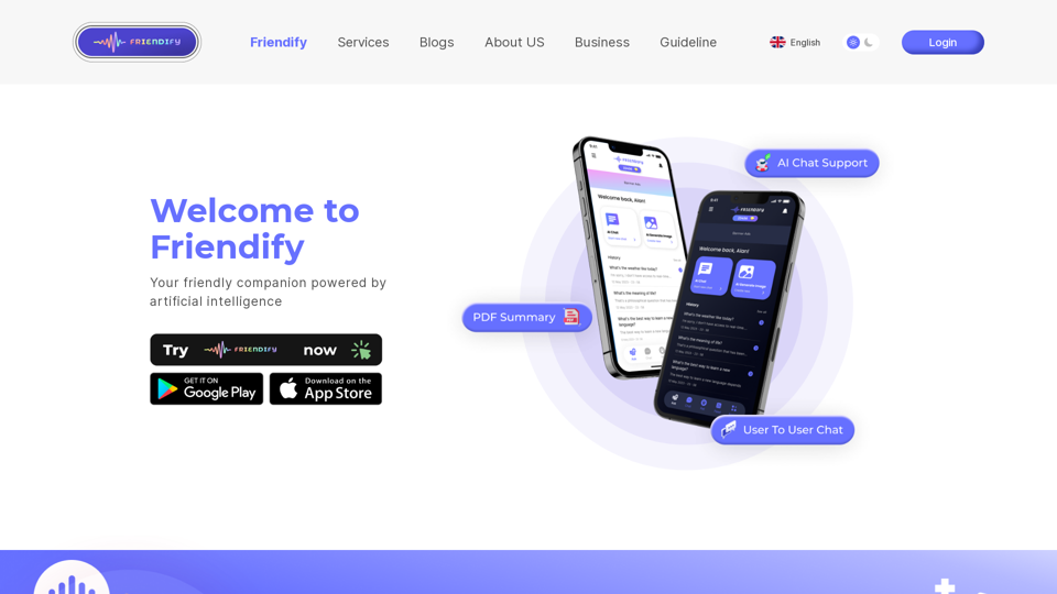Friendify AI screenshot