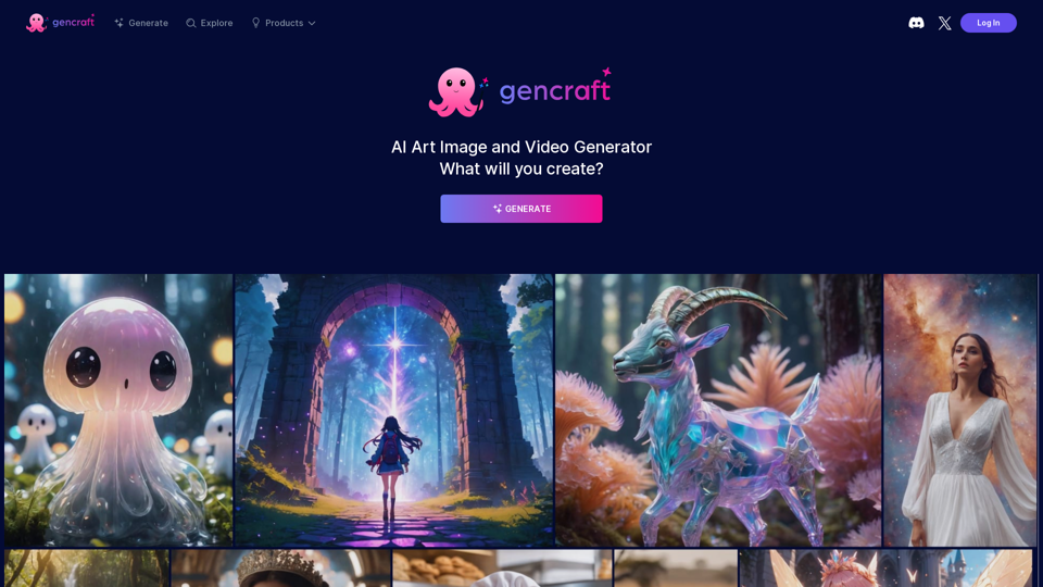 Gencraft screenshot