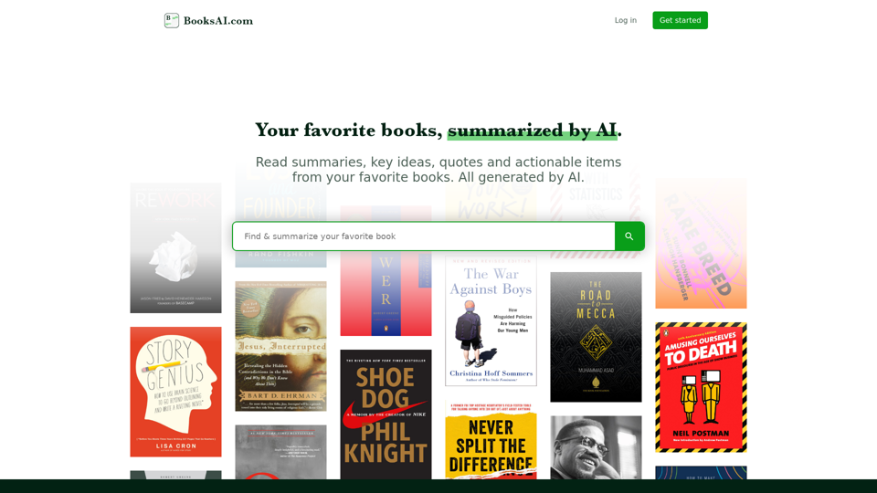 BooksAI.com - Chat with your books!