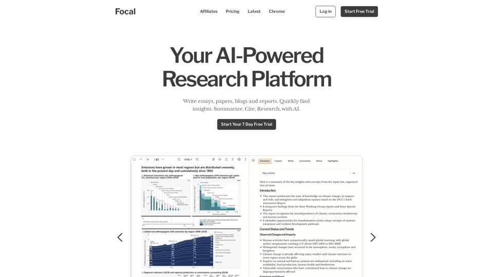 Focal screenshot