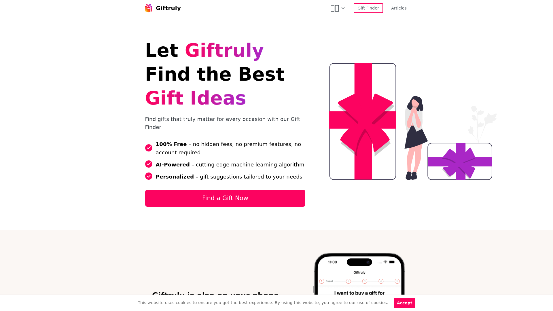 Giftruly screenshot