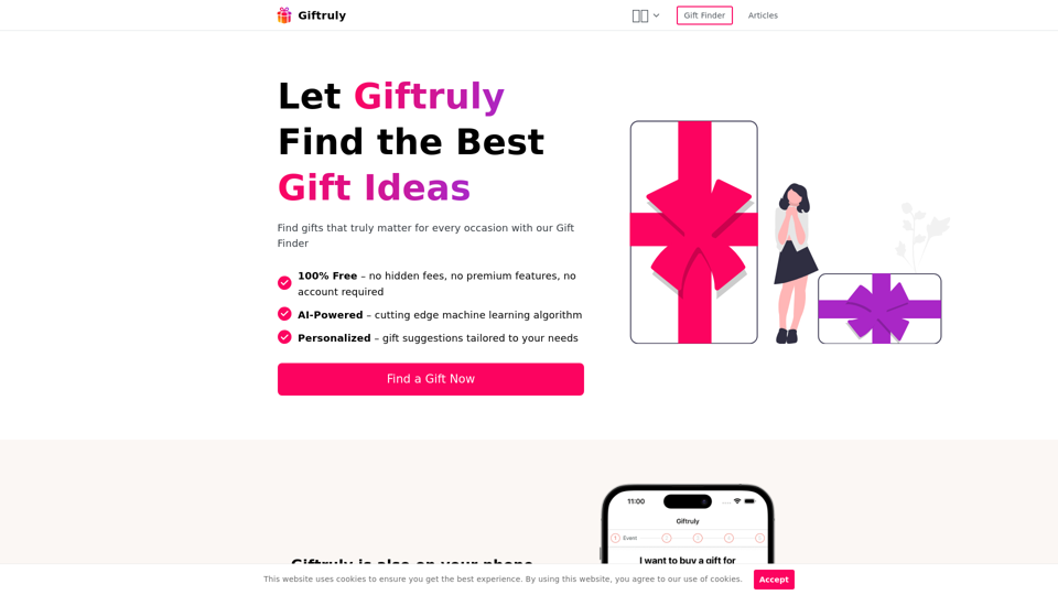 Giftruly screenshot