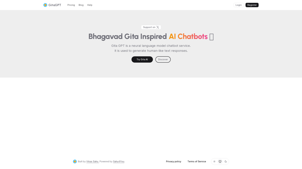 GitaGPT screenshot