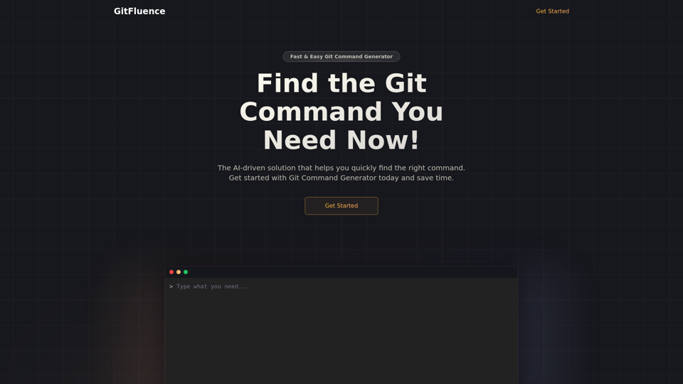 GitFluence screenshot