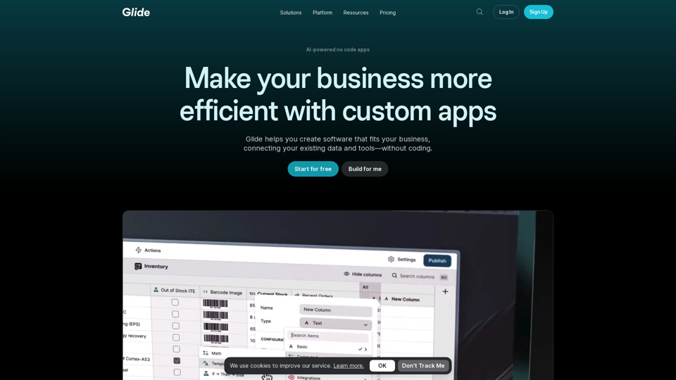 Glide screenshot