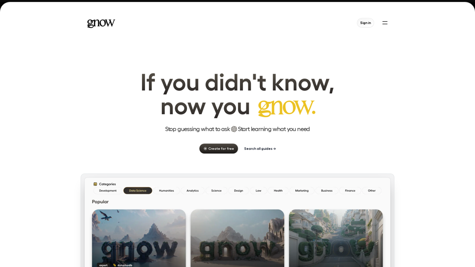 AI Study Guides screenshot