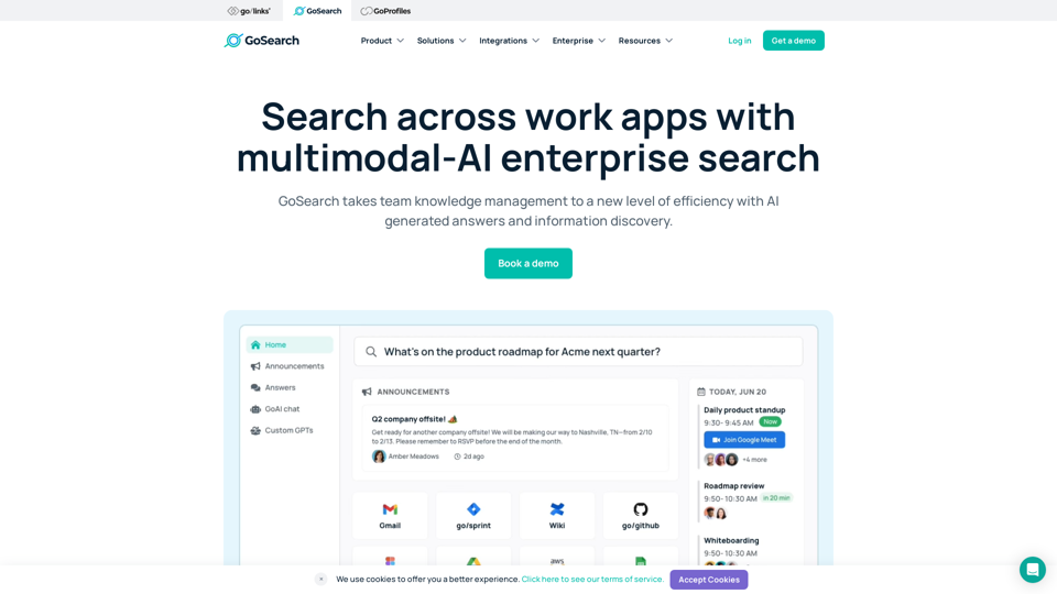 GoSearch screenshot