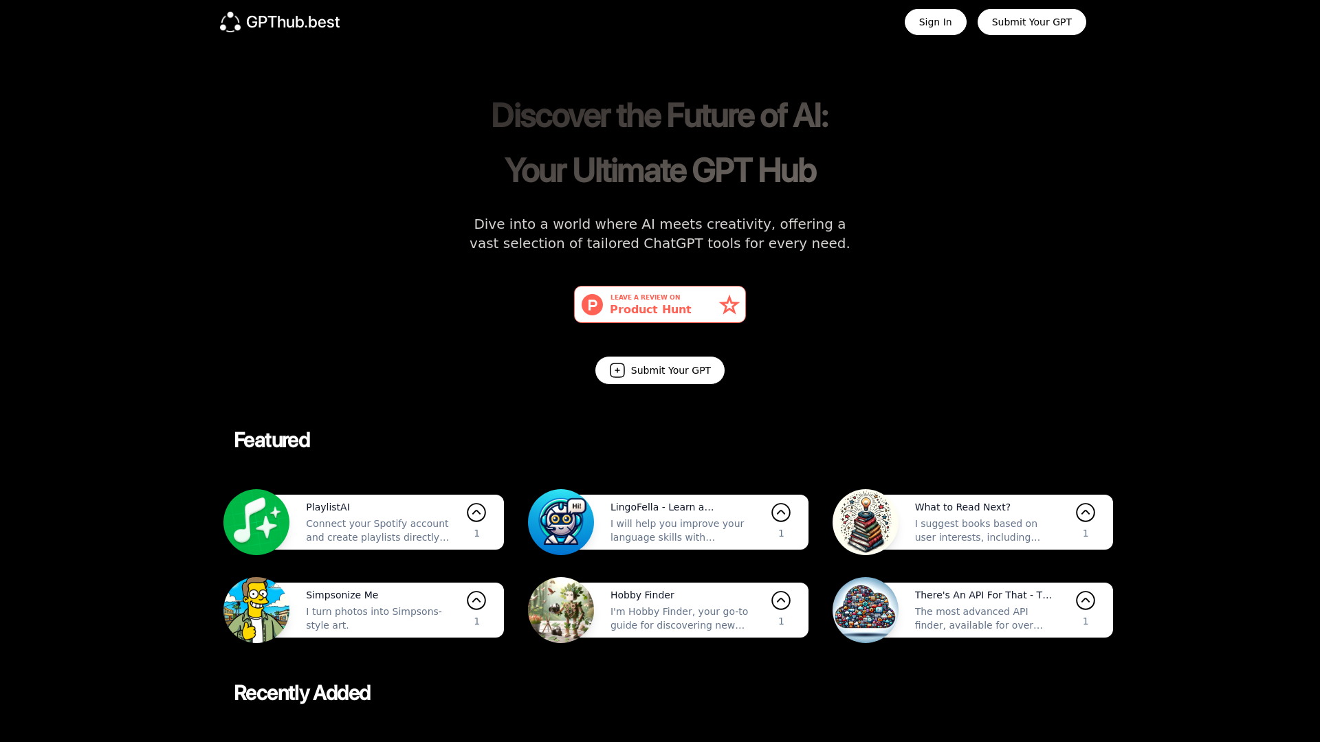Discover the Future of AI screenshot