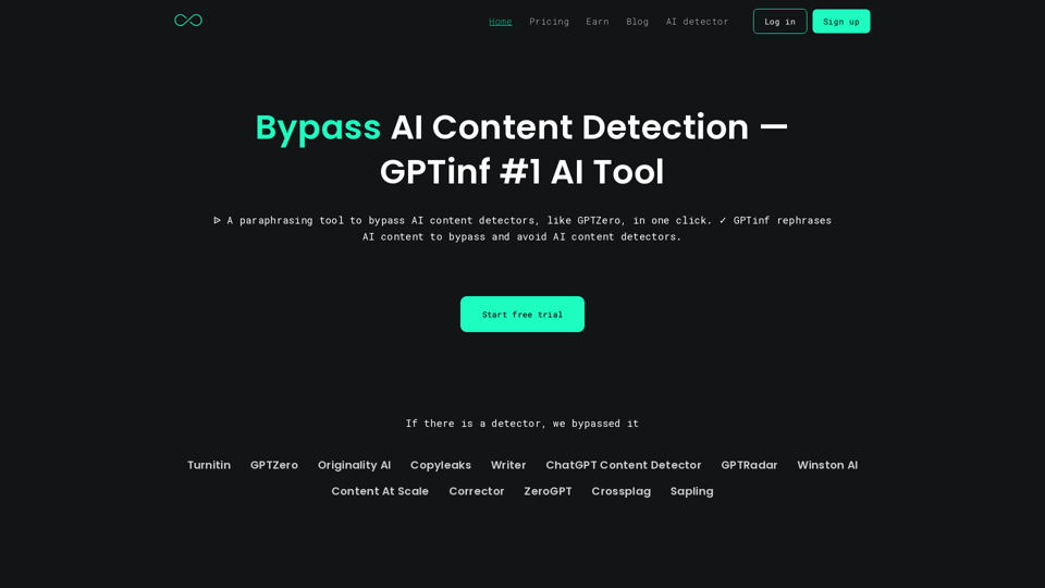 Bypass AI detectors screenshot