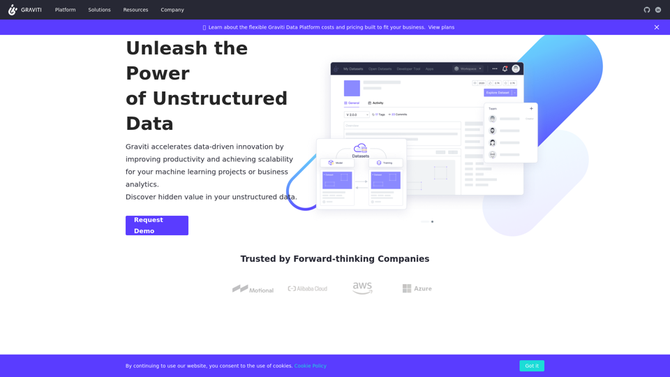 Graviti | Data Platform to Accelerate AI and Machine Learning | Graviti