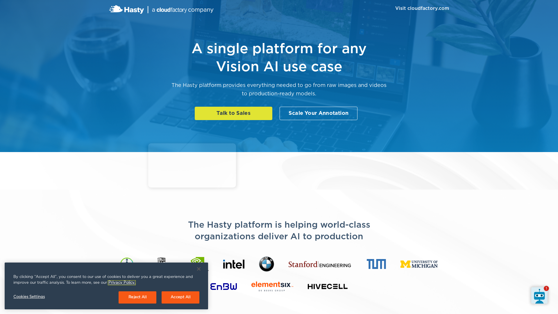 A single application for all your vision AI needs screenshot