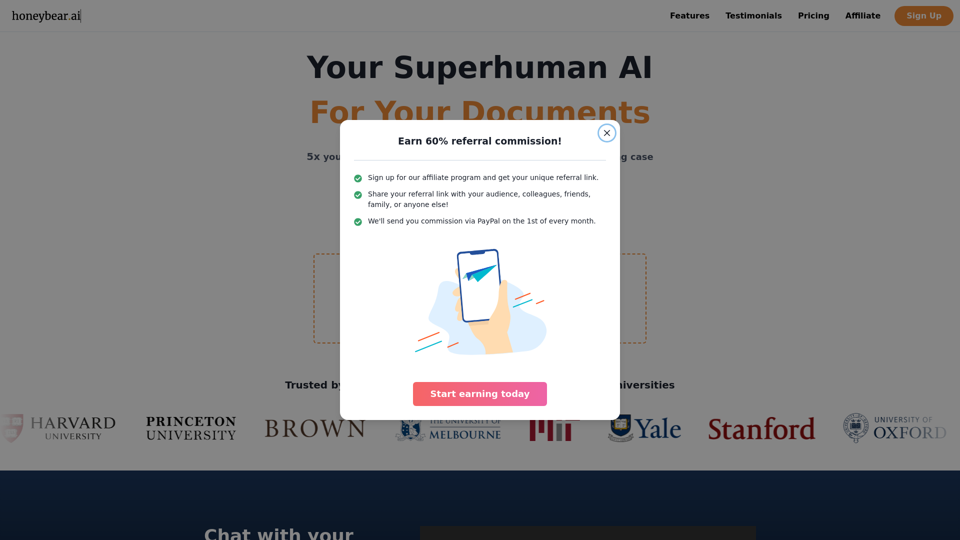 Honeybear.ai | Superhuman AI For Your Documents