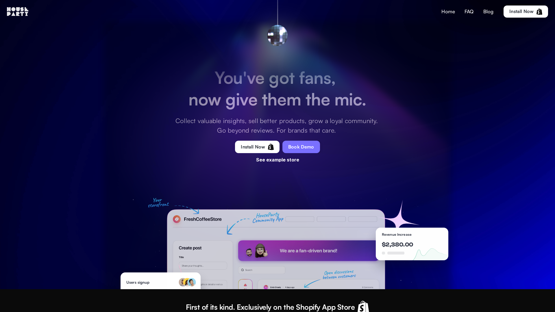 HouseParty App screenshot